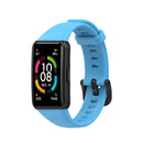 For Huawei Honor Band 6 TPU Watch Band, Size: One Size(Sky Blue)
