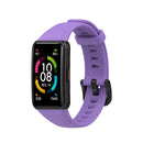 For Huawei Honor Band 6 TPU Watch Band, Size: One Size(Purple)