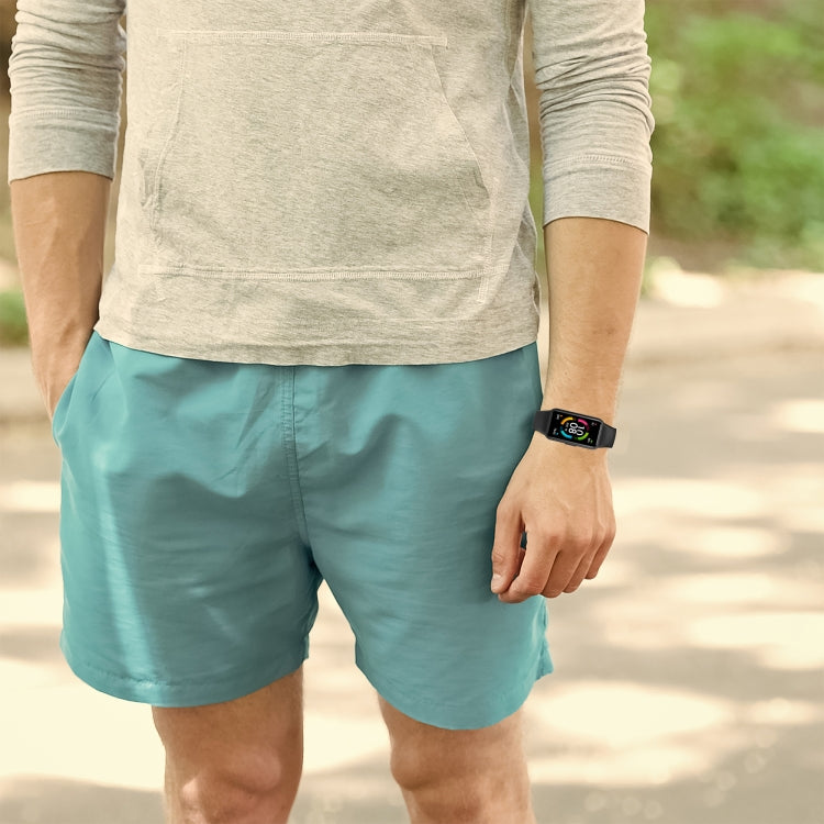 For Huawei Honor Band 6 TPU Watch Band, Size: One Size(Mint Green)