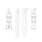 For Amazfit GTR 2e / GTR 2 22mm Silicone Watch Band with Silver Buckle(White)