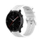 For Amazfit GTR 2e / GTR 2 22mm Silicone Watch Band with Silver Buckle(White)