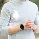 For Amazfit GTR 2e / GTR 2 22mm Silicone Watch Band with Silver Buckle(Cabernet Orange)