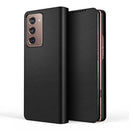 For Samsung Galaxy Z Fold2 5G Detachable Split Horizontal Flip Leather Case with Card Slots & Detachable Back Cover(Black)
