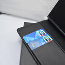 For Samsung Galaxy Z Fold2 5G Detachable Split Horizontal Flip Leather Case with Card Slots & Detachable Back Cover(Black)