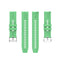 For Amazfit GTS 2e / GTS 2 20mm Silicone Watch Band with Silver Buckle(Mint Green)