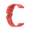 For Amazfit GTS 2e / GTS 2 20mm Silicone Watch Band with Silver Buckle(Red)
