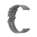 For Amazfit GTS 2e / GTS 2 20mm Silicone Watch Band with Silver Buckle(Grey)