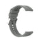 For Amazfit GTS 2e / GTS 2 20mm Silicone Watch Band with Silver Buckle(Grey)