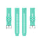 For Amazfit GTS 2e / GTS 2 20mm Silicone Watch Band with Silver Buckle(Aurora Blue)