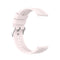 For Amazfit GTS 2e / GTS 2 20mm Silicone Watch Band with Silver Buckle(Sand Pink)