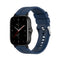 For Amazfit GTS 2e / GTS 2 20mm Silicone Watch Band with Silver Buckle(Dark Blue)