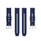 For Amazfit GTS 2e / GTS 2 20mm Silicone Watch Band with Silver Buckle(Midnight Blue)