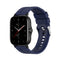 For Amazfit GTS 2e / GTS 2 20mm Silicone Watch Band with Silver Buckle(Midnight Blue)