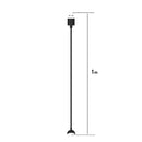 For Amazfit X Curved Screen Watch USB Magnetic Charging Cable, Length: 1m(Black)