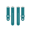 For Huawei Watch Fit 18mm Back Buckle Style Silicone Solid Color Watch Band(Green)