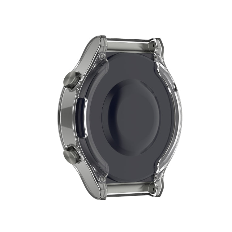 For Huawei Watch GT 2 Pro / GT 2 ECG Half Coverage Hollowed TPU Protective Case(Transparent White)