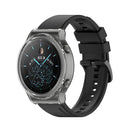 For Huawei Watch GT 2 Pro / GT 2 ECG Half Coverage Hollowed TPU Protective Case(Transparent White)