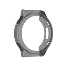 For Huawei Watch GT 2 Pro / GT 2 ECG Half Coverage Hollowed TPU Protective Case(Transparent Black)