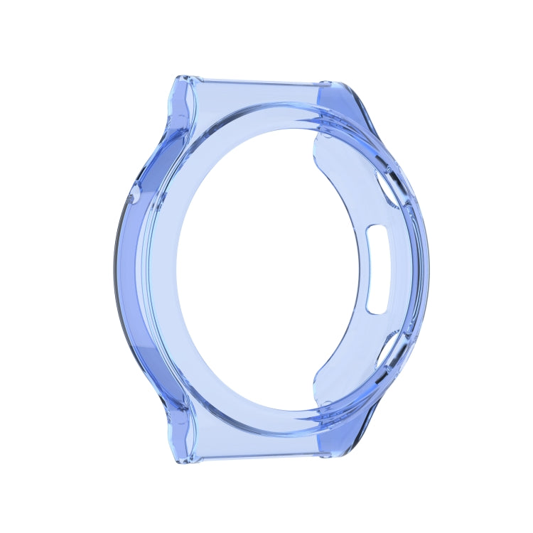 For Huawei Watch GT 2 Pro / GT 2 ECG Half Coverage Hollowed TPU Protective Case(Transparent Blue)