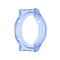 For Huawei Watch GT 2 Pro / GT 2 ECG Half Coverage Hollowed TPU Protective Case(Transparent Blue)