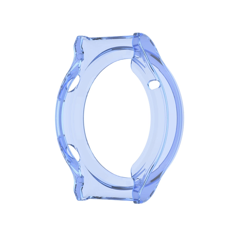 For Huawei Watch GT 2 Pro / GT 2 ECG Half Coverage Hollowed TPU Protective Case(Transparent Blue)