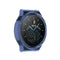 For Huawei Watch GT 2 Pro / GT 2 ECG Half Coverage Hollowed TPU Protective Case(Transparent Blue)