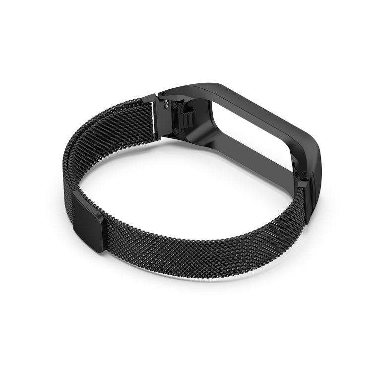 For Samsung Galaxy Fit 2 SM-R220 Milanese Watch Band(Black)