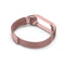 For Samsung Galaxy Fit 2 SM-R220 Milanese Watch Band(Rose Pink)
