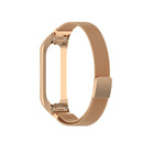 For Samsung Galaxy Fit 2 SM-R220 Milanese Watch Band(Rose Gold)