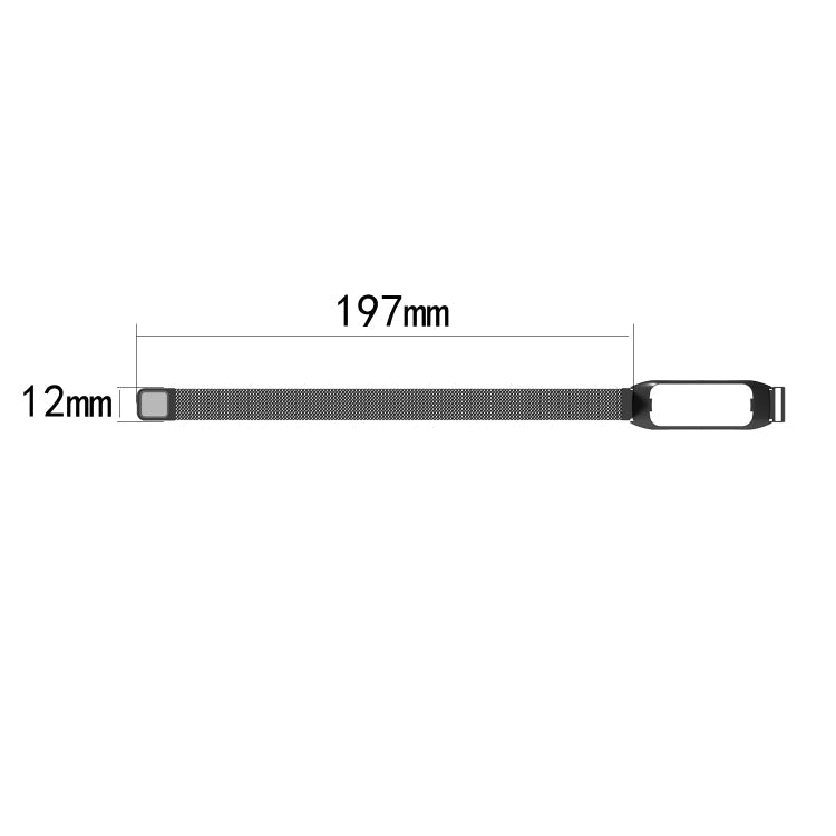 For Samsung Galaxy Fit 2 SM-R220 Milanese Watch Band(Grey)