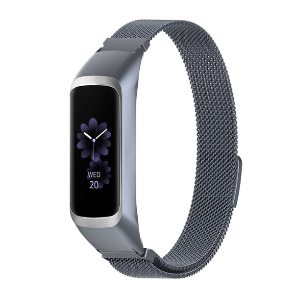 For Samsung Galaxy Fit 2 SM-R220 Milanese Watch Band(Grey)