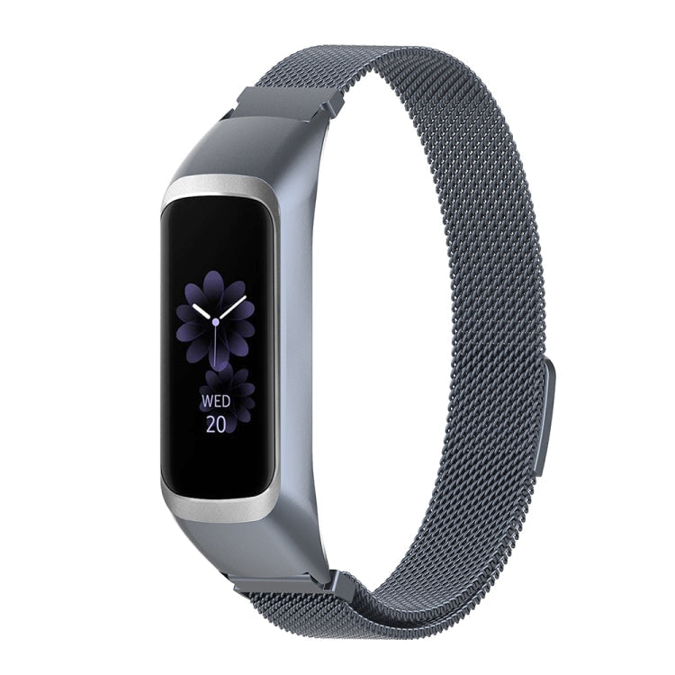 For Samsung Galaxy Fit 2 SM-R220 Milanese Watch Band(Grey)