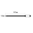 For Samsung Galaxy Fit 2 SM-R220 Milanese Watch Band(Silver)