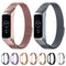 For Samsung Galaxy Fit 2 SM-R220 Milanese Watch Band(Grey)