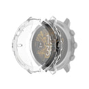 For Suunto 7 Half Coverage Hollowed TPU Protective Case(Transparent White)