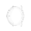For Suunto 7 Half Coverage Hollowed TPU Protective Case(Transparent White)