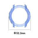 For Suunto 7 Half Coverage Hollowed TPU Protective Case(Transparent White)