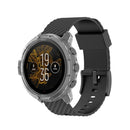 For Suunto 7 Half Coverage Hollowed TPU Protective Case(Transparent White)