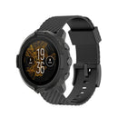 For Suunto 7 Half Coverage Hollowed TPU Protective Case(Transparent Black)