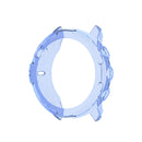 For Suunto 7 Half Coverage Hollowed TPU Protective Case(Transparent Blue)