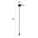 For Suunto 7 USB Magnetic Charging Cable Charger with Data Function & Chip Protection, Length: 1m(Black)