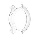 For Xiaomi Watch Color Sport Half Coverage Hollowed TPU Protective Case(Transparent White)