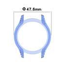 For Xiaomi Watch Color Sport Half Coverage Hollowed TPU Protective Case(Transparent White)