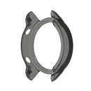 For Xiaomi Watch Color Sport Half Coverage Hollowed TPU Protective Case(Transparent Black)