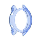 For Xiaomi Watch Color Sport Half Coverage Hollowed TPU Protective Case(Transparent Blue)