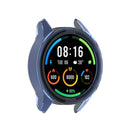 For Xiaomi Watch Color Sport Half Coverage Hollowed TPU Protective Case(Transparent Blue)