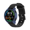 For Xiaomi Watch Color Sport Half Coverage Hollowed TPU Protective Case(Transparent Blue)