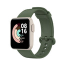 For Xiaomi Mi Watch Lite / Redmi Watch Silicone Watch Band, Size: One Size(Dark Green)