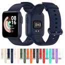 For Xiaomi Mi Watch Lite / Redmi Watch Silicone Watch Band, Size: One Size(Light Pink)