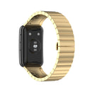 For Huawei Watch Fit Stainless Steel Watch Band(Gold)